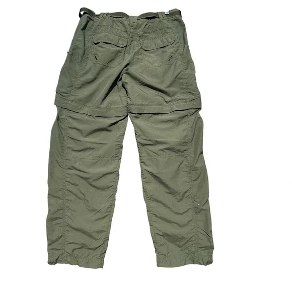 Olive Green Women's Convertible Pants - Picture 2 of 11